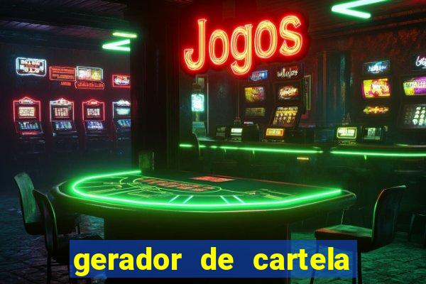 gerador de cartela de bingo